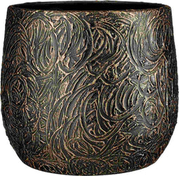Mica Decorations Bloempot Arthur - 32x32x25.5 cm - Terracotta - Goud