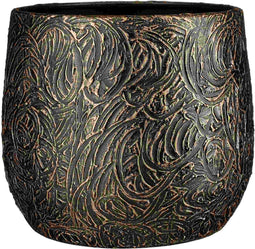 Mica Decorations Bloempot Arthur - 38x38x31 cm - Terracotta - Goud