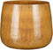 Mica Decorations Bloempot Benson Rond - 23x23x20 cm - Ijzer - Bruin
