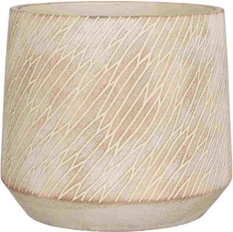 Mica Decorations Bloempot Camino - 23.5x23.5x20.5 cm - cement - Taupe