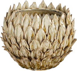 Mica Decorations Bloempot Chico - 23x23x17.5 cm - Keramiek - Beige