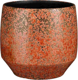 Mica Decorations Bloempot Dawson - 29x29x26 cm - Keramiek - Rood