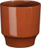 Mica Decorations Bloempot Diaz - 17x17x17 cm - Terracotta - Oranje