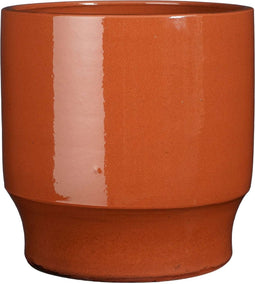 Mica Decorations Bloempot Diaz - 27x27x28 cm - Terracotta - Oranje