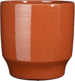 Mica Decorations Bloempot Diaz - 31x31x32 cm - Terracotta - Oranje
