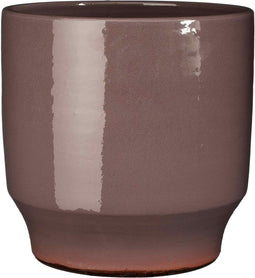 Mica Decorations Bloempot Diaz - 31x31x32 cm - Terracotta - Paars