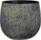 Mica Decorations Bloempot Elio - 21x21x19 cm - cement - Antraciet