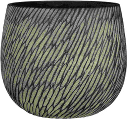 Mica Decorations Bloempot Elio - 23.5x23.5x20.5 cm - cement - Antraciet