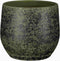 Mica Decorations Bloempot Enrique - 22x22x21 cm - Terracotta - Groen