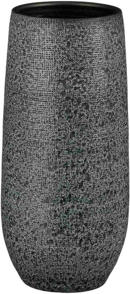 Mica Decorations Bloempot Enrique - 23x23x50 cm - Terracotta - Grijs
