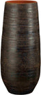 Mica Decorations Bloempot Enrique - 30x30x70 cm - Terracotta - Bruin