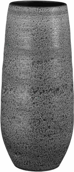 Mica Decorations Bloempot Enrique - 30x30x70 cm - Terracotta - Grijs