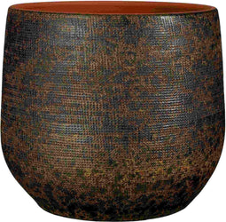 Mica Decorations Bloempot Enrique - 35x35x30 cm - Terracotta - Bruin