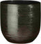 Mica Decorations Bloempot Enzo - 25x25x24 cm - Terracotta - Donkergroen