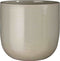 Mica Decorations Bloempot Enzo - 30x30x27 cm - Terracotta - Licht Grijs