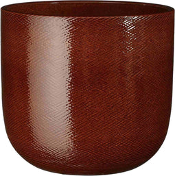 Mica Decorations Bloempot Enzo - 30x30x27 cm - Terracotta - Oker