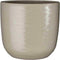 Mica Decorations Bloempot Enzo - 34x34x31 cm - Terracotta - Licht Grijs