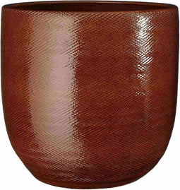 Mica Decorations Bloempot Enzo - 34x34x31 cm - Terracotta - ochre