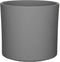 Mica Decorations Bloempot Era - Voordeelset van 4 bloempotten Keramiek rond grijs - 26 x Ø 28 cm