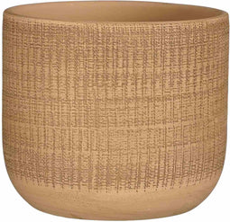 Mica Decorations Bloempot Florian - 20x20x18 cm - Terracotta - Bruin