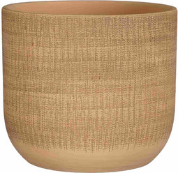 Mica Decorations Bloempot Florian - 22x22x20 cm - Terracotta - Bruin