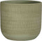 Mica Decorations Bloempot Florian - 22x22x20 cm - Terracotta - Groen