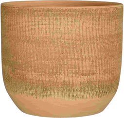 Mica Decorations Bloempot Florian - 28x28x26 cm - Terracotta - Bruin