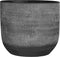 Mica Decorations Bloempot Florian - 28x28x26 cm - Terracotta - Donker Grijs
