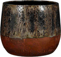 Mica Decorations Bloempot Frederique - 32x32x25.5 cm - Terracotta - Bruin