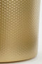 Mica Decorations Bloempot - goud - relief - keramiek - 13 x 12 cm - plantenpotten binnen