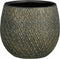 Mica Decorations Bloempot Madeira - 18x18x18 cm - Terracotta - Groen