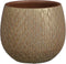 Mica Decorations Bloempot Madeira - 18x18x18 cm - Terracotta - Taupe