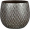 Mica Decorations Bloempot Madeira - 18x18x18 cm - Terracotta - Zilver