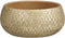 Mica Decorations Bloempot Madeira - 27x27x13 cm - Terracotta - Creme