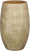 Mica Decorations Bloempot Madeira - 30x30x50 cm - Terracotta - Creme