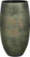 Mica Decorations Bloempot Madeira - 39x39x70 cm - Terracotta - Groen