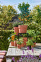 Mica Decorations Bloempot Mae - 28x28x24 cm - Klei - Terra