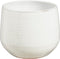 Mica Decorations Bloempot Matteo - 18x18x15 cm - Terracotta - Wit