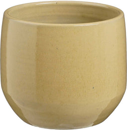 Mica Decorations Bloempot Matteo - 22x22x18 cm - Terracotta - Taupe