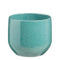 Mica Decorations Bloempot Matteo - 22x22x18 cm - Terracotta - Turquoise