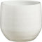 Mica Decorations Bloempot Matteo - 32x32x27 cm - Terracotta - Wit