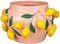 Mica Decorations Bloempot Melika - 33x33x21 cm - Keramiek - Licht Roze