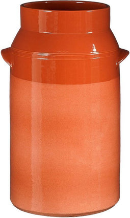 Mica Decorations Bloempot Moody - 27x27x50 cm - Keramiek - Terracotta