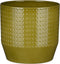 Mica Decorations Bloempot Nola - 19x19x18 cm - Keramiek - Groen