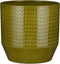Mica Decorations Bloempot Nola - 21x21x21 cm - Keramiek - Groen