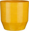 Mica Decorations Bloempot Nola - 23x23x22 cm - Keramiek - Oker