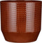 Mica Decorations Bloempot Nola - 27x27x25 cm - Keramiek - Bruin