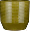 Mica Decorations Bloempot Nola - 27x27x25 cm - Keramiek - Groen