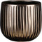 Mica Decorations Bloempot Pablo - 18x18x16 cm - Keramiek - Bronze