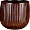Mica Decorations Bloempot Pablo - 18x18x16 cm - Keramiek - Bruin